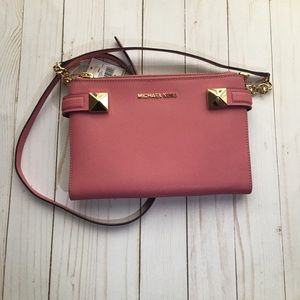 NWT {Michael Kors} Karla Crossbody Purse Tulip